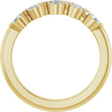 14K Yellow Gold 1/3 CTW Natural Diamond Anniversary Band
