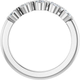 14K White Gold 1/3 CTW Natural Diamond Anniversary Band