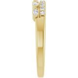 14K Yellow Gold 1/3 CTW Natural Diamond Anniversary Band