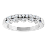 14K White Gold 1/3 CTW Natural Diamond Anniversary Band