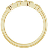 14K Yellow Gold .06 CTW Natural Diamond Mama Ring