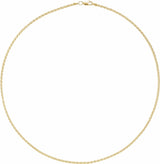 14K Yellow Gold-Filled 2.25 mm Wheat 16" Chain