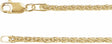 14K Yellow Gold 2.25 mm Wheat 24" Chain
