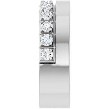 14K White Gold 3/4 CTW Natural Diamond Anniversary Band