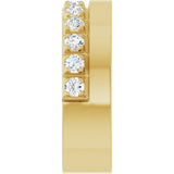 14K Yellow Gold 3/4 CTW Lab-Grown Diamond Anniversary Band