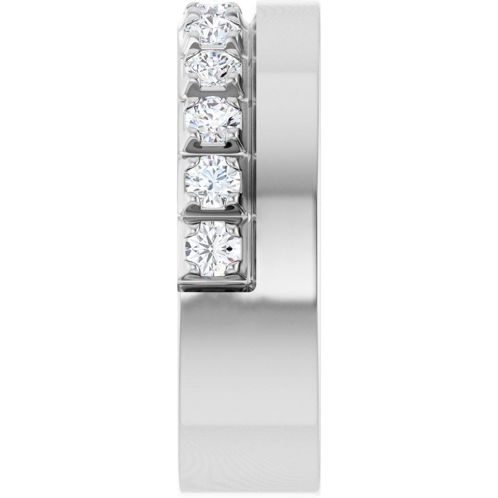 14K White Gold 3/4 CTW Lab-Grown Diamond Anniversary Band