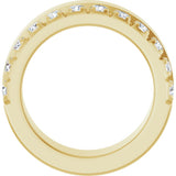 14K Yellow Gold 3/4 CTW Lab-Grown Diamond Anniversary Band