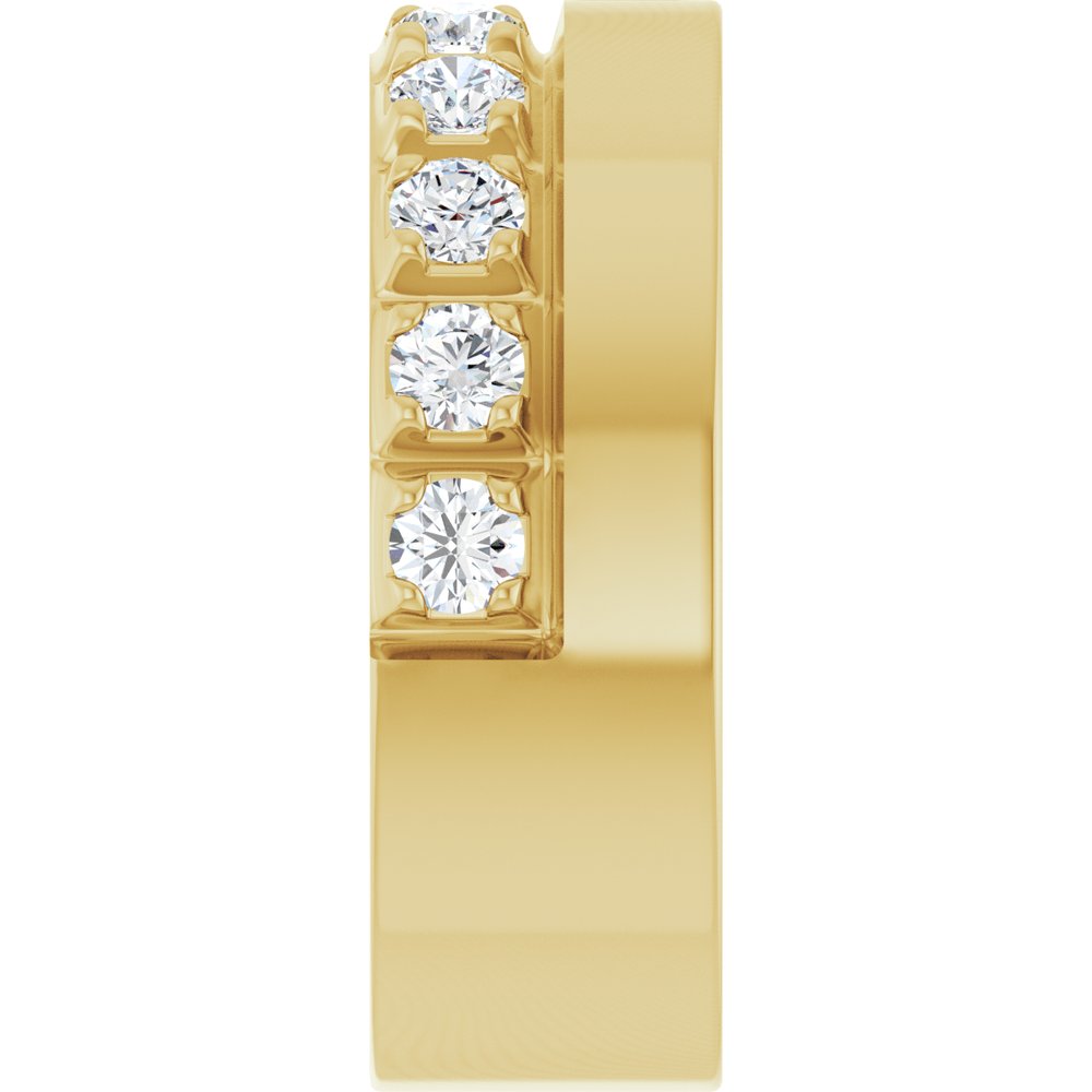 14K Yellow Gold 5/8 CTW Lab-Grown Diamond Anniversary Band