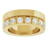 14K Yellow Gold 5/8 CTW Lab-Grown Diamond Anniversary Band
