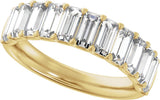 14K Yellow Gold 2 1/4 CTW Lab-Grown Diamond Anniversary Band
