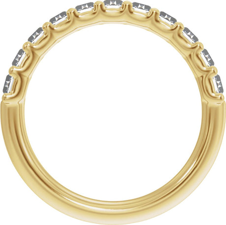 14K Yellow Gold 2 1/4 CTW Lab-Grown Diamond Anniversary Band