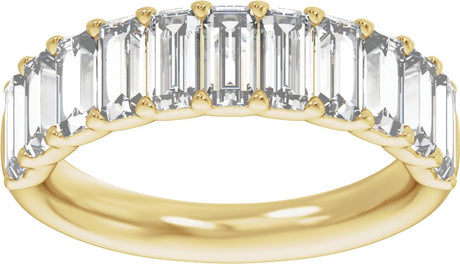14K Yellow Gold 2 1/4 CTW Lab-Grown Diamond Anniversary Band