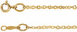 14K Yellow Gold-Filled 1.75 mm Cable 16" Chain