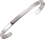 Sterling Silver Engravable Bangle 7 1/2" Bracelet