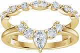 14K Yellow Gold 5/8 CTW Lab-Grown Diamond Ring Guard