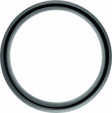 Black Titanium 8 mm Beveled-Edge Golden Pineapple Wood Inlay Comfort-Fit Band