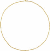 14K Yellow Gold-Filled 2.8 mm Cable 18" CHain