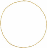 14K Yellow Gold-Filled 2.8 mm Cable 18" CHain