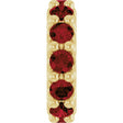 14K Yellow Gold Natural Mozambique Garnet Spacer Charm/Pendant