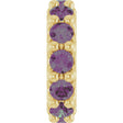 14K Yellow Gold Lab-Grown Alexandrite Spacer Charm/Pendant