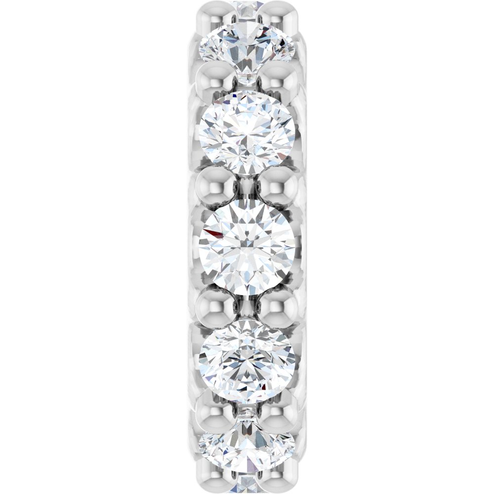Sterling Silver 1/3 CTW Natural Diamond Spacer Charm/Pendant