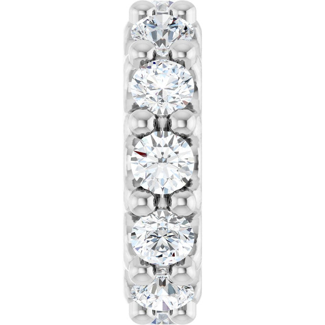 Sterling Silver 1/3 CTW Natural Diamond Spacer Charm/Pendant