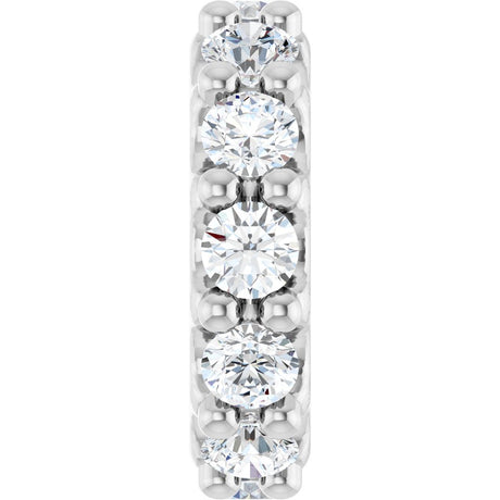 Sterling Silver 1/3 CTW Natural Diamond Spacer Charm/Pendant
