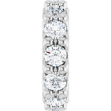 14K White Gold 1/3 CTW Lab-Grown Diamond Spacer Charm/Pendant