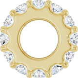 14K Yellow Gold 1/3 CTW Natural Diamond Spacer Charm/Pendant
