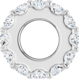 14K White Gold 1/3 CTW Lab-Grown Diamond Spacer Charm/Pendant