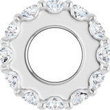 Sterling Silver 1/3 CTW Lab-Grown Diamond Spacer Charm/Pendant