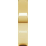 10K Yellow Gold 4.5 mm Flat Band Size 8
