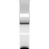 Sterling Silver 4.5 mm Flat Band Size 7.5