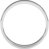 Sterling Silver 4.5 mm Flat Band Size 7.5