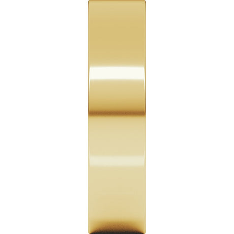 14K Yellow Gold 5.5 mm Flat Band Size 9.5