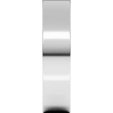 14K White Gold 5.5 mm Flat Band Size 7.5