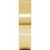 18K Yellow Gold 5.5 mm Flat Band Size 7