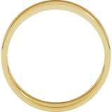 14K Yellow Gold 5.5 mm Flat Band Size 9.5
