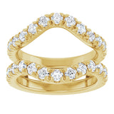 14K Yellow Gold 1 1/2 CTW Lab-Grown Diamond Ring Guard