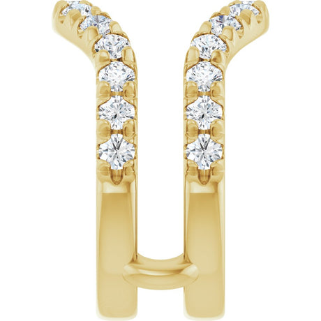 14K Yellow Gold 1 1/2 CTW Lab-Grown Diamond Ring Guard
