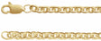 14K Yellow Gold-Filled 4 mm Cable 7" Chain