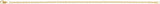 14K Yellow Gold-Filled 2.4 mm Cable 7" Chain