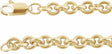14K Yellow Gold-Filled 4.4 mm Cable 7" Chain