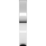Platinum 3.5 mm Comfort-Fit Flat Band Size 5.5