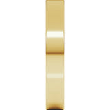 10K Yellow Gold 3.5 mm Comfort-Fit Flat Band