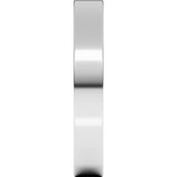 Platinum 3.5 mm Comfort-Fit Flat Band Size 5.5