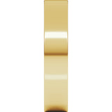 10K Yellow Gold 4.5 mm Comfort-Fit Flat Band Size 6.5