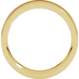 10K Yellow Gold 5.5 mm Comfort-Fit Flat Band Size 6