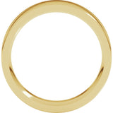 14K Yellow Gold 5.5 mm Comfort-Fit Flat Band Size 7