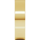 14K Yellow Gold 5.5 mm Comfort-Fit Flat Band Size 7